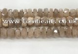 CMS1665 15.5 inches 6*12mm - 8*13mm faceted tyre moonstone beads