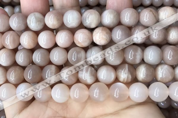 CMS1673 15.5 inches 10mm round moonstone beads wholesale