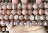 CMS1674 15.5 inches 12mm round moonstone beads wholesale