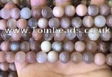 CMS1687 15.5 inches 10mm round rainbow moonstone beads wholesale