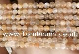 CMS1711 15.5 inches 5mm round rainbow moonstone beads wholesale