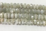 CMS1768 15.5 inches 6*10mm - 8*11mm faceted tyre moonstone beads