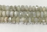 CMS1770 15.5 inches 6*13mm - 8*14mm faceted tyre moonstone beads