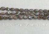 CMS1798 15.5 inches 8*12mm faceted oval AB-color moonstone beads