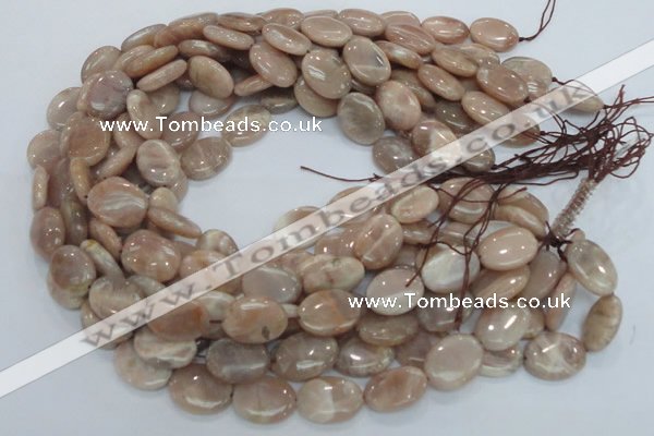 CMS18 15.5 inches 16*20mm oval moonstone gemstone beads wholesale