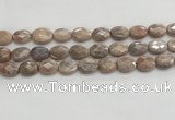 CMS1800 15.5 inches 12*16mm faceted oval AB-color moonstone beads