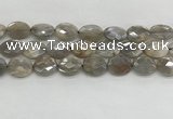 CMS1814 15.5 inches 13*18mm faceted oval AB-color moonstone beads