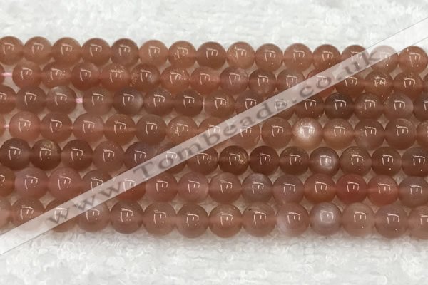 CMS1897 15.5 inches 8mm round moonstone gemstone beads