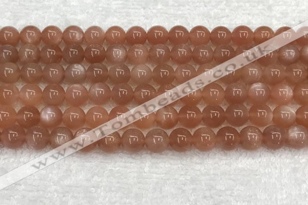 CMS1898 15.5 inches 10mm round moonstone gemstone beads