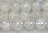 CMS1901 15.5 inches 6mm round white moonstone gemstone beads