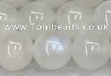 CMS1904 15.5 inches 12mm round white moonstone gemstone beads