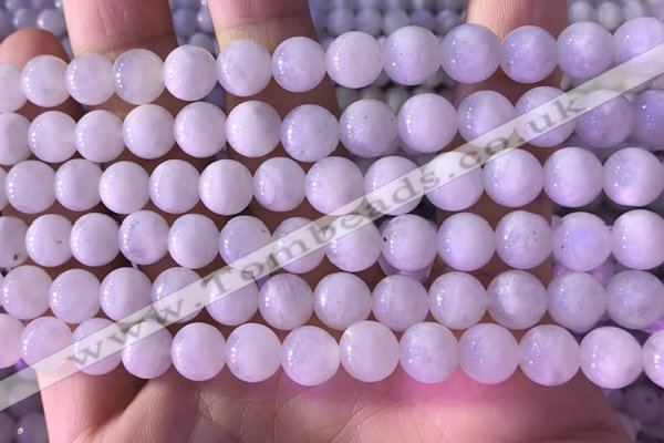 CMS1916 15.5 inches 8mm round white moonstone beads wholesale