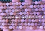 CMS1954 15.5 inches 6mm faceted round rainbow moonstone beads