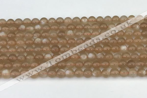 CMS1956 15.5 inches 5mm round natural moonstone gemstone beads