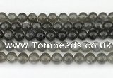 CMS2022 15.5 inches 10mm round black moonstone beads wholesale