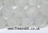 CMS2066 15.5 inches 8mm faceted nuggets white moonstone beads