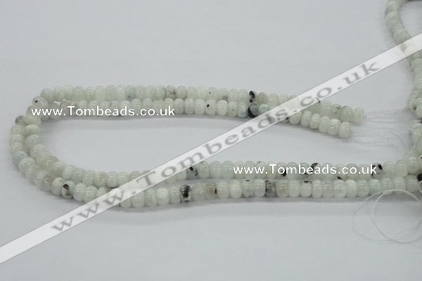 CMS208 15.5 inches 5*8mm rondelle moonstone gemstone beads wholesale