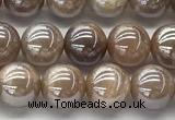 CMS2081 15 inches 8mm round AB-color moonstone beads