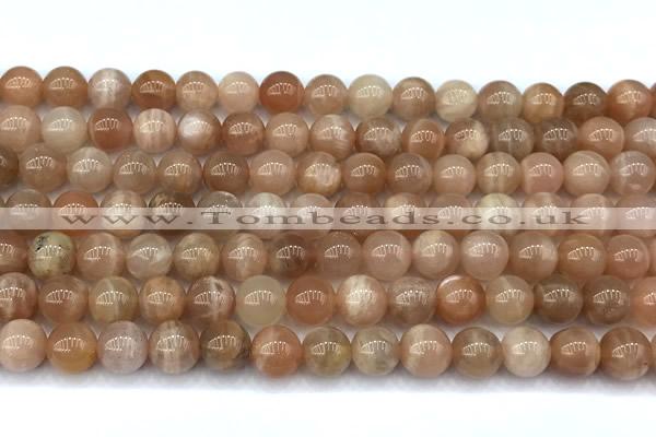 CMS2110 15 inches 7mm round moonstone beads