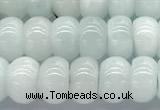 CMS2137 15 inches 6*8mm rondelle blue moonstone beads