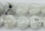 CMS214 15.5 inches 16*16mm heart moonstone gemstone beads wholesale