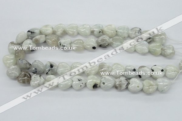 CMS214 15.5 inches 16*16mm heart moonstone gemstone beads wholesale