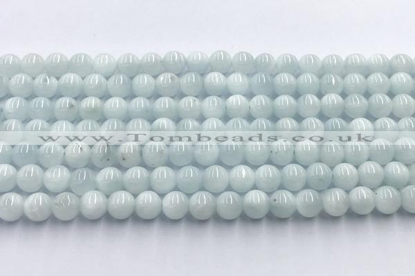 CMS2144 15 inches 6mm round blue moonstone beads