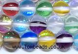 CMS2209 15 inches 6mm, 8mm, 10mm & 12mm round synthetic moonstone beads