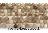 CMS2266 15 inches 6mm round rainbow moonstone beads wholesale