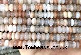 CMS2342 15 inches 4*6mm rondelle rainbow moonstone beads wholesale