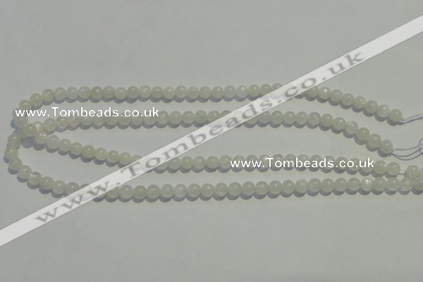 CMS250 15.5 inches 6mm round natural moonstone gemstone beads