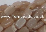 CMS26 15.5 inches 8*12mm rectangle moonstone gemstone beads wholesale