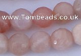 CMS353 15.5 inches 16mm faceted round natural pink moonstone beads