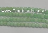 CMS401 15.5 inches 4mm round green moonstone beads wholesale
