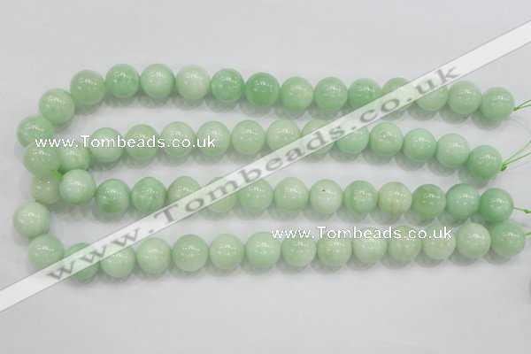 CMS406 15.5 inches 14mm round green moonstone beads wholesale