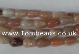 CMS514 15.5 inches 6*9mm teardrop moonstone beads wholesale