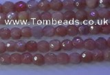 CMS569 15.5 inches 4mm faceted round moonstone gemstone beads