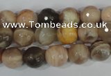 CMS572 15.5 inches 10mm faceted round moonstone beads wholesale