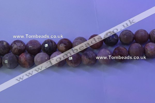 CMS576 15.5 inches 18mm faceted round moonstone gemstone beads