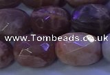 CMS583 15.5 inches 12*18mm faceted drum moonstone gemstone beads