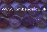 CMS589 15.5 inches 10mm faceted coin moonstone gemstone beads