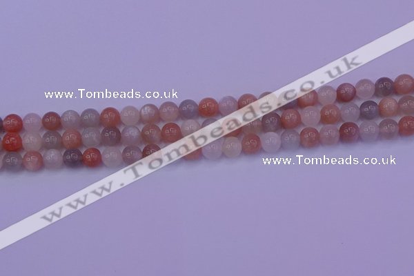 CMS621 15.5 inches 6mm round rainbow moonstone beads wholesale