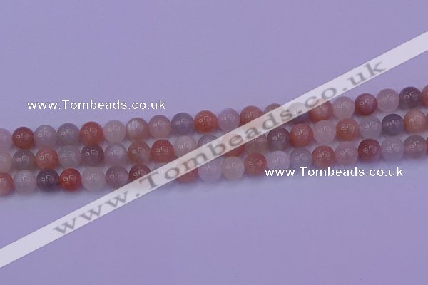 CMS622 15.5 inches 8mm round rainbow moonstone beads wholesale