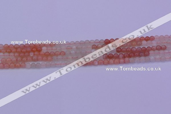 CMS630 15.5 inches 4mm round rainbow moonstone gemstone beads