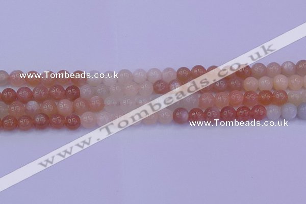 CMS632 15.5 inches 8mm round rainbow moonstone gemstone beads