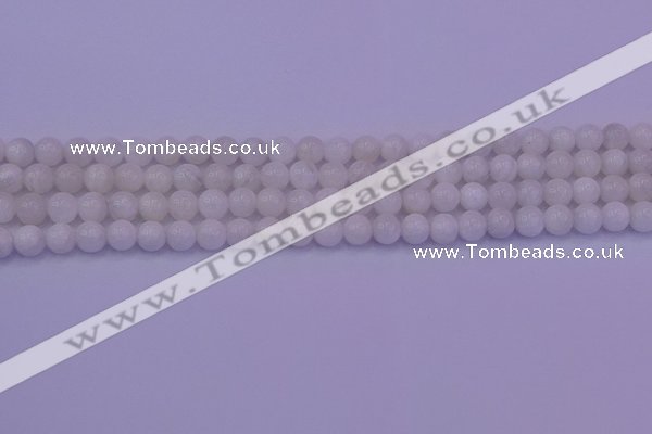 CMS641 15.5 inches 6mm round white moonstone beads wholesale