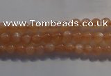 CMS731 15.5 inches 6mm round A grade natural peach moonstone beads