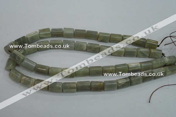 CMS78 15.5 inches faceted column 10*14mm moonstone gemstone beads