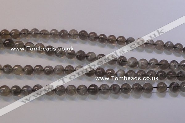 CMS852 15.5 inches 8mm round natural black moonstone beads