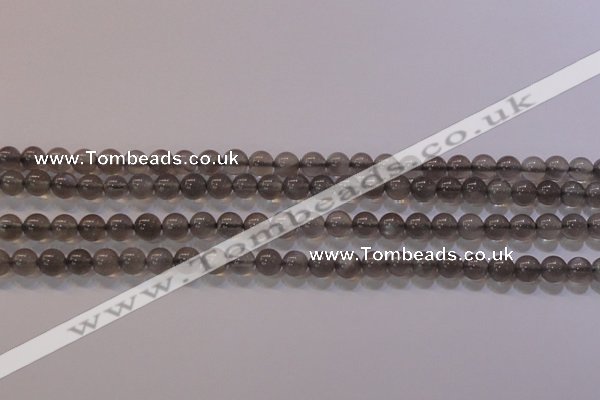 CMS858 15.5 inches 6mm round A grade natural black moonstone beads